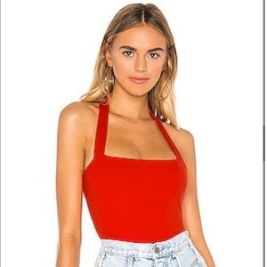 Superdown Reece halter bodysuit
